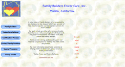 Desktop Screenshot of familybuildersfostercare.org